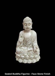 Seated-Buddha-Figurine-Faux-Stone-Finish