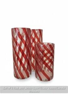 Set-of-Red-and-White-Swirl-Glass-Vases-or-Candle-Holders