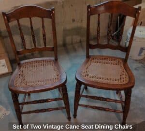 Set-of-Two-Vintage-Cane-Seat-Dining-Chairs
