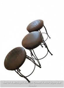 Set-of-Wrought-Iron-Ice-Cream-Parlor-Style-Bar-Stools-second-image
