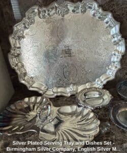 Silver-Plated-Serving-Tray-and-Dishes-Set-Birmingham-Silver-Company-English-Silver-Mfg.-Corp.-and-F.B.-Rogers-Silver-Co