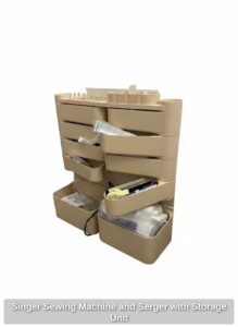 Singer-Sewing-Machine-and-Serger-with-Storage-Unit