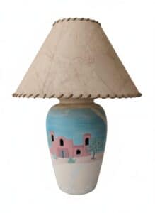 Southwestern-Adobe-Style-Ceramic-Table-Lamp-with-Hand-Painted-Scene