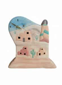 Southwestern-Ceramic-Table-Clock