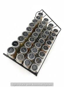 Spice-Rack-with-Assorted-Spices