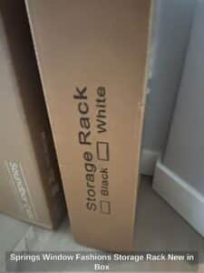 Springs-Window-Fashions-Storage-Rack-New-in-Box-third-image