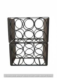 Stackable-Metal-Wine-Rack-with-Mesh-Sides