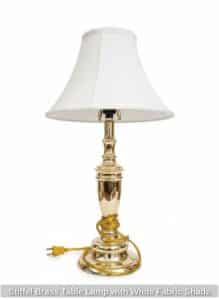 Stiffel-Brass-Table-Lamp-with-White-Fabric-Shade