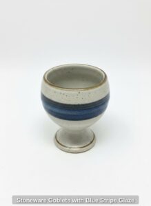 Stoneware-Goblets-with-Blue-Stripe-Glaze-second-image