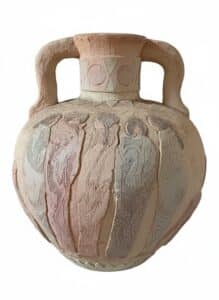 Terracotta-Amphora-Vase-with-Relief-Figures
