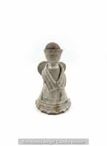 Terracotta-Angel-Candle-Holder