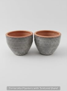 Terracotta-Planters-with-Textured-Band