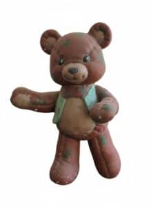 Terracotta-Teddy-Bear-Garden-Statue