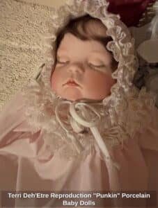 Terri-DehEtre-Reproduction-Punkin-Porcelain-Baby-Dolls-second-image