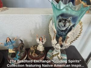 The-Bradford-Exchange-Guiding-Spirits-Collection-featuring-Native-American-Inspired-Figurines-and-Vase