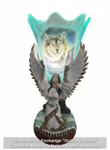 The-Bradford-Exchange-Guiding-Spirits-Collection-featuring-Native-American-Inspired-Figurines-and-Vase-second-image