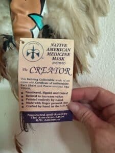 The-Creator-Native-American-Medicine-Mask-by-R.W.-Adamson-second-image