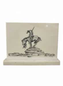 The-End-of-the-Trail-Lithograph-on-Marble-Plaque