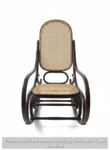 Thonet-Style-Bentwood-Rocking-Chair-with-Cane-Seating