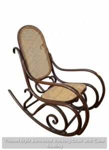 Thonet-Style-Bentwood-Rocking-Chair-with-Cane-Seating-second-image