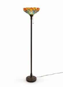 Tiffany-Style-Stained-Glass-Floral-Torchiere-Floor-Lamp