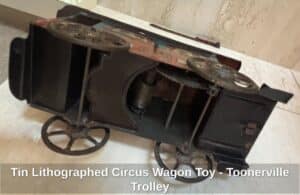 Tin-Lithographed-Circus-Wagon-Toy-Toonerville-Trolley-second-image