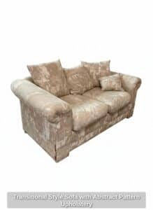 Transitional-Style-Sofa-with-Abstract-Pattern-Upholstery