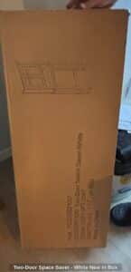 Two-Door-Space-Saver-White-New-in-Box