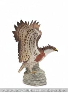 V.-Binoli-Osprey-with-Fish-on-Rock-Base-Sculpture