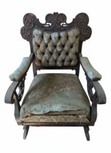 Victorian-Carved-Walnut-Platform-Rocker-Chair