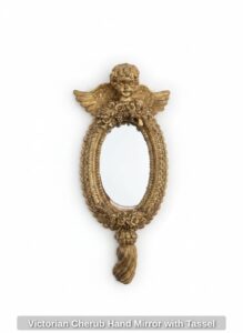 Victorian-Cherub-Hand-Mirror-with-Tassel
