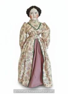Victorian-China-Head-Doll-Lot