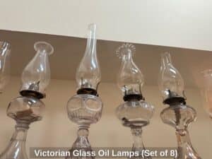 Victorian-Glass-Oil-Lamps-Set-of-second-image