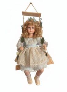 Victorian-Style-Porcelain-Doll-on-Swing