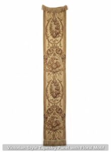 Victorian-Style-Tapestry-Panel-with-Floral-Motif