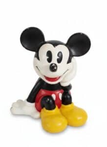 Vintage-Ceramic-Mickey-Mouse-and-Minnie-Mouse-Figurines-and-Bear-Cookie-Jar-second-image