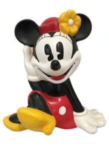 Vintage-Ceramic-Mickey-Mouse-and-Minnie-Mouse-Figurines-and-Bear-Cookie-Jar-third-image