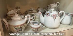 Vintage-Childs-Floral-Porcelain-Tea-Set