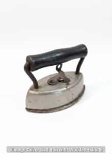Vintage-Dover-Sad-Iron-with-Wooden-Handle