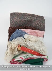 Vintage-Fabric-and-Lace-Collection-Quilting-and-Crafting-Lots