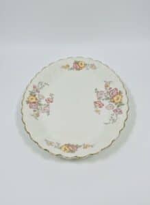 Vintage-Floral-Oval-Serving-Platter