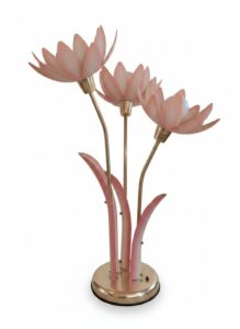 Vintage-Harris-Industries-Acrylic-Lotus-Flower-Lamp