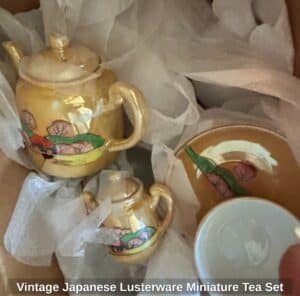 Vintage-Japanese-Lusterware-Miniature-Tea-Set