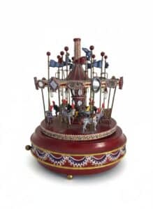 Vintage-Mr.-Christmas-Animated-Musical-Carousel