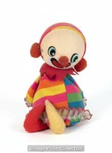 Vintage-Plush-Clown-Doll