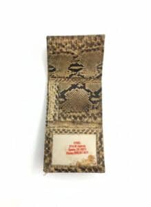 Vintage-Python-Skin-Bifold-Wallet-second-image