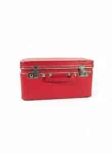 Vintage-Red-Samsonite-Silhouette-Train-Case