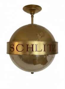 Vintage-Schlitz-Beer-Rotating-Globe-Light-Fixture