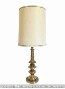 Vintage-Stiffel-Brass-Table-Lamp-with-Drum-Shade
