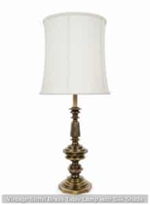 Vintage-Stiffel-Brass-Table-Lamp-with-Silk-Shade